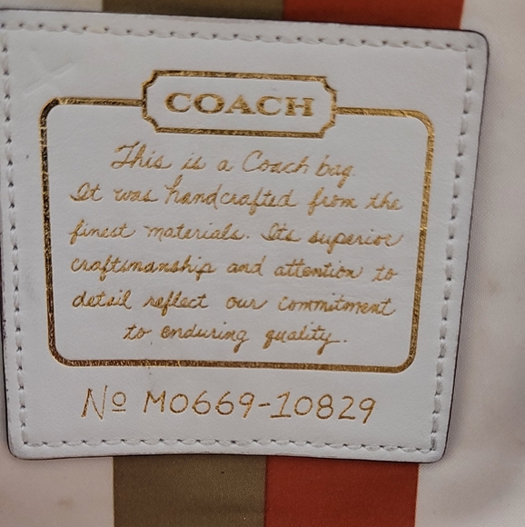 Vintage Coach Legacy Citron 65th Anniversary 10829 - Picture 8 of 16